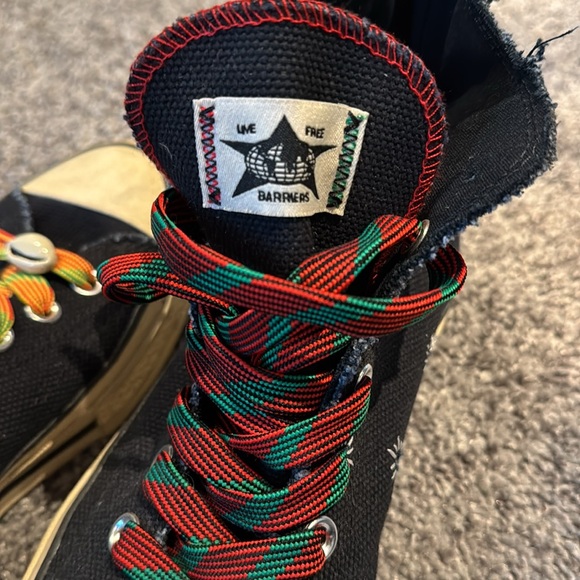 Converse Chuck Taylor All Star Live Free Barriers  Black Hi Tops with Shells main image 11